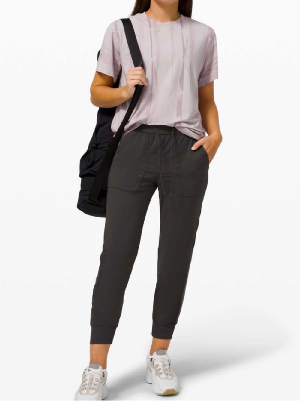 🍋Lululemon Graphite Gray 7/8 Size 10 Beyond the Studio Joggers